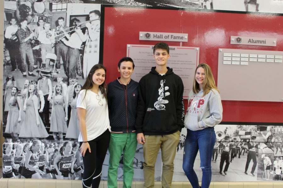 NPHS+welcomes+four+exchange+students