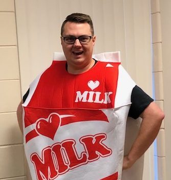 Mr. Lewis as Milk