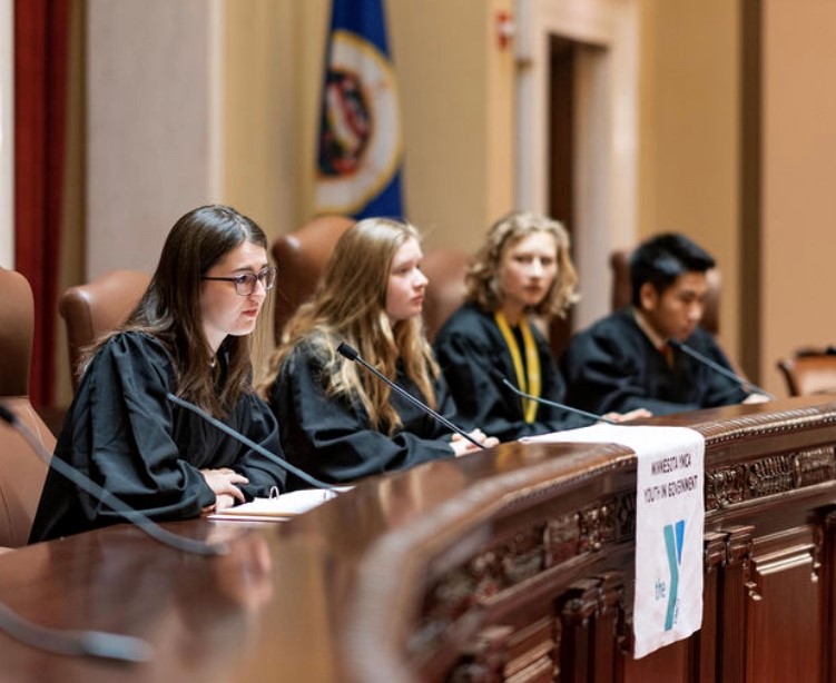 Chief Justice Ava Hart presided over proceedings.