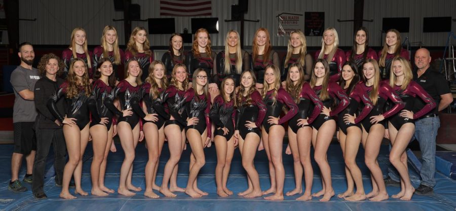 Gymnastics team finishes second in Class AA state tournament, Bruegger finishes 2nd in All Around